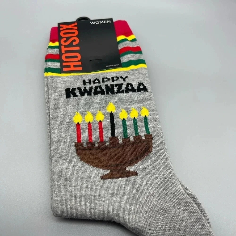 HOT SOX Happy Kwanza Crew Socks​